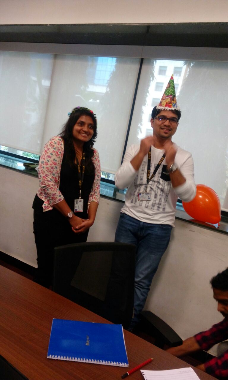 Team birthday celebration